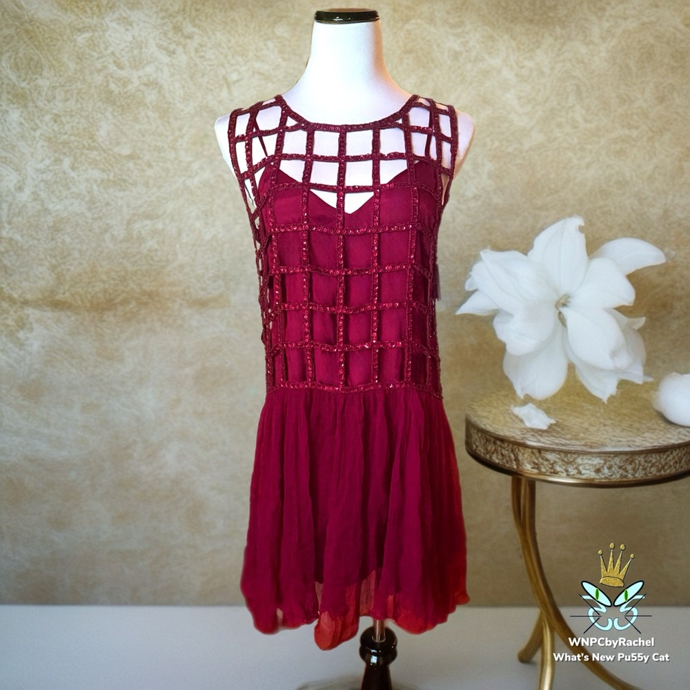Free People Blackberry Cage Dress, Small